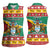 Guyana Christmas Women Sleeveless Polo Shirt Coat Of Arms with Flag Style - Wonder Print Shop