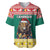 Cameroon Christmas Baseball Jersey Lion Santa Joyeux Noel - Wonder Print Shop