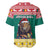 Cameroon Christmas Baseball Jersey Lion Santa Joyeux Noel - Wonder Print Shop