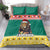 Cameroon Christmas Bedding Set Lion Santa Joyeux Noel - Wonder Print Shop