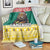 Cameroon Christmas Blanket Lion Santa Joyeux Noel