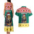 Cameroon Christmas Couples Matching Tank Maxi Dress and Hawaiian Shirt Lion Santa Joyeux Noel - Wonder Print Shop