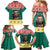 Cameroon Christmas Family Matching Mermaid Dress and Hawaiian Shirt Lion Santa Joyeux Noel - Wonder Print Shop