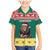 Cameroon Christmas Family Matching Mermaid Dress and Hawaiian Shirt Lion Santa Joyeux Noel - Wonder Print Shop