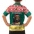 Cameroon Christmas Family Matching Off The Shoulder Long Sleeve Dress and Hawaiian Shirt Lion Santa Joyeux Noel - Wonder Print Shop