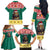 Cameroon Christmas Family Matching Off The Shoulder Long Sleeve Dress and Hawaiian Shirt Lion Santa Joyeux Noel - Wonder Print Shop