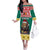 Cameroon Christmas Family Matching Off The Shoulder Long Sleeve Dress and Hawaiian Shirt Lion Santa Joyeux Noel - Wonder Print Shop