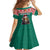 Cameroon Christmas Family Matching Off Shoulder Maxi Dress and Hawaiian Shirt Lion Santa Joyeux Noel - Wonder Print Shop