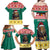 Cameroon Christmas Family Matching Off Shoulder Maxi Dress and Hawaiian Shirt Lion Santa Joyeux Noel - Wonder Print Shop