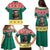 Cameroon Christmas Family Matching Puletasi and Hawaiian Shirt Lion Santa Joyeux Noel - Wonder Print Shop