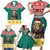 Cameroon Christmas Family Matching Short Sleeve Bodycon Dress and Hawaiian Shirt Lion Santa Joyeux Noel - Wonder Print Shop