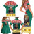 Cameroon Christmas Family Matching Short Sleeve Bodycon Dress and Hawaiian Shirt Lion Santa Joyeux Noel - Wonder Print Shop