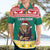 Cameroon Christmas Hawaiian Shirt Lion Santa Joyeux Noel - Wonder Print Shop