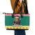 Cameroon Christmas Leather Tote Bag Lion Santa Joyeux Noel - Wonder Print Shop