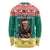 Cameroon Christmas Long Sleeve Shirt Lion Santa Joyeux Noel - Wonder Print Shop