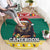 Cameroon Christmas Round Carpet Lion Santa Joyeux Noel