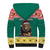 Cameroon Christmas Sherpa Hoodie Lion Santa Joyeux Noel - Wonder Print Shop