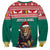 Cameroon Christmas Sweatshirt Lion Santa Joyeux Noel - Wonder Print Shop