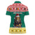 Cameroon Christmas Women Polo Shirt Lion Santa Joyeux Noel - Wonder Print Shop