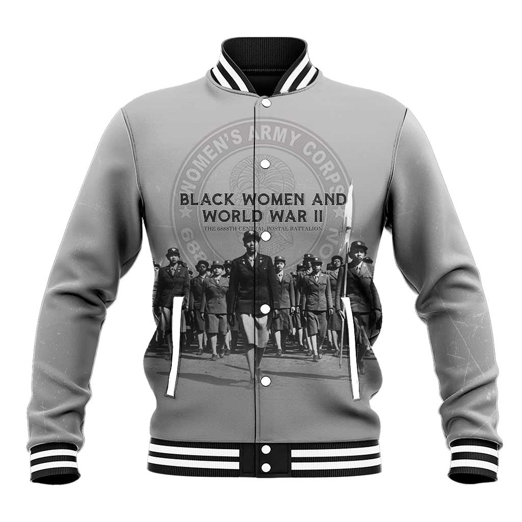 Black Women of World War II Baseball Jacket 6888th Central Postal Directory Battalion