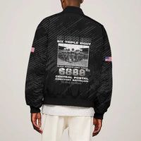 6888th Central Postal Directory Battalion Sleeve Zip Bomber Jacket Six Triple Eight