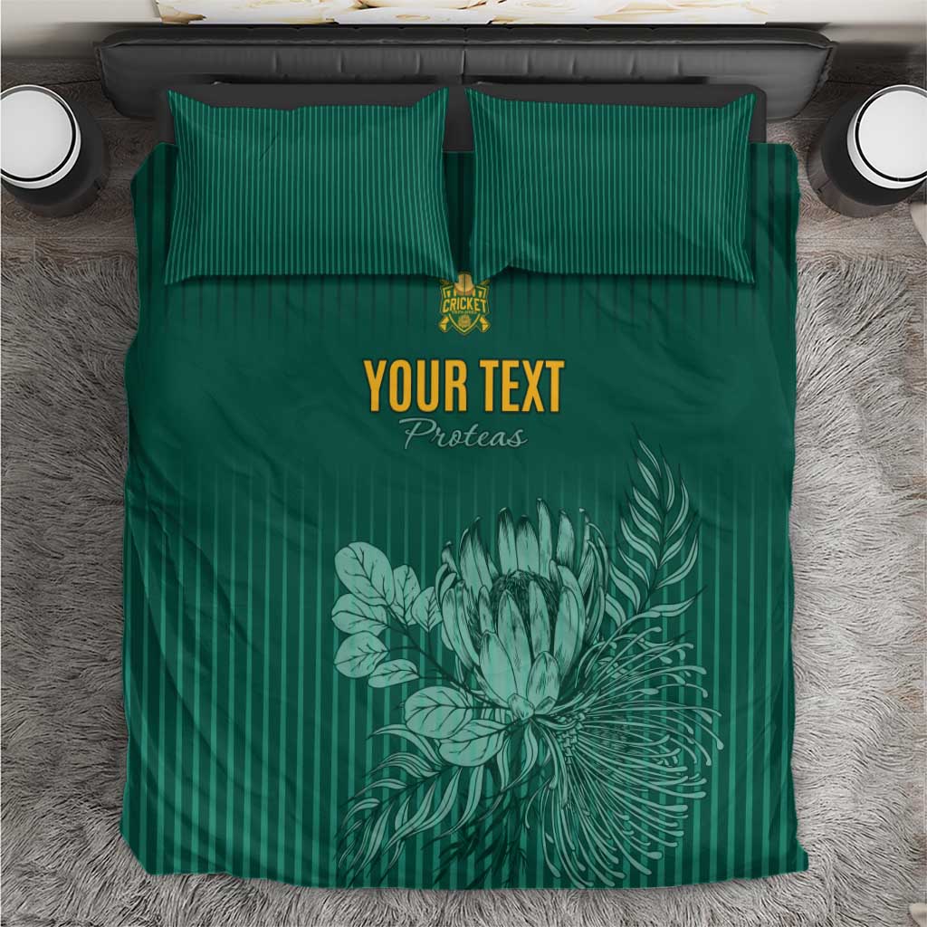 Custom South Africa Cricket Bedding Set Road To Champions