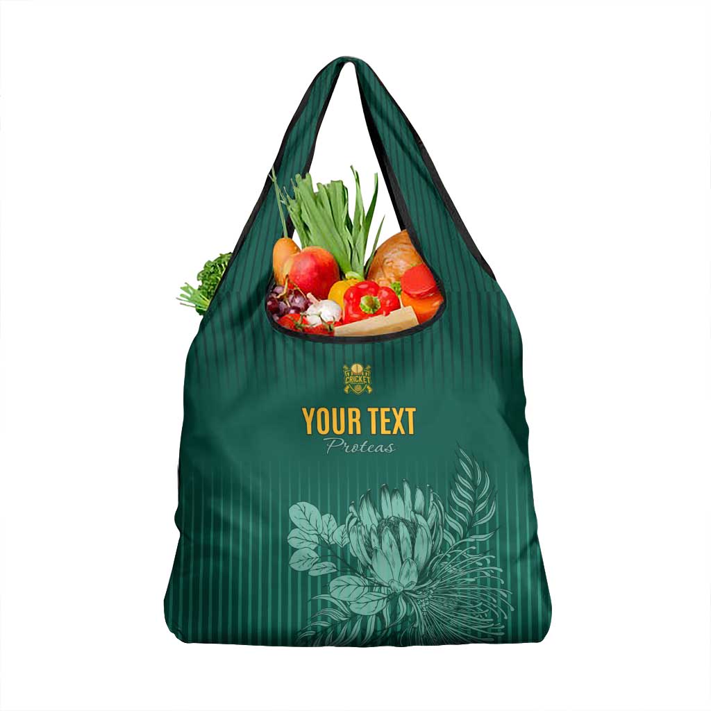 Custom South Africa Cricket Grocery Bag Road To Champions