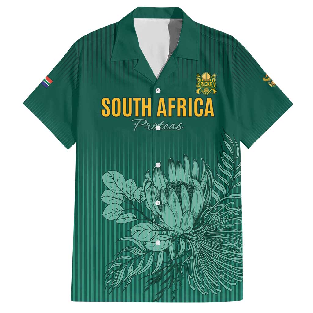 Custom South Africa Cricket Hawaiian Shirt Road To Champions