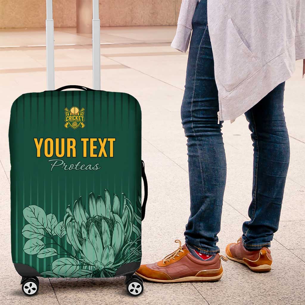 Custom South Africa Cricket Luggage Cover Road To Champions