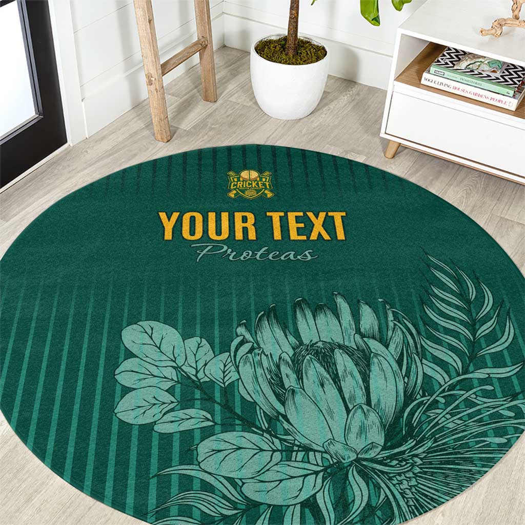 Custom South Africa Cricket Round Carpet Road To Champions