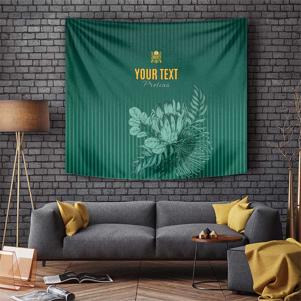 Custom South Africa Cricket Tapestry Road To Champions