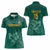 Custom South Africa Cricket Women Polo Shirt Road To Champions