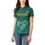 Custom South Africa Cricket Women Polo Shirt Road To Champions