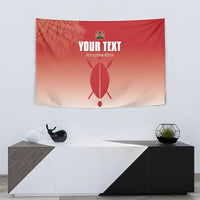 Custom Kenya Football Tapestry Harambee Harambee Stars