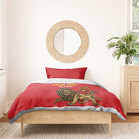 Custom Ethiopia Football Bedding Set Come On Walia Ibex