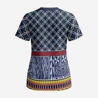 Toghu Bamenda Scrub Top Cameroon North West Traditional Pattern - Wonder Print Shop