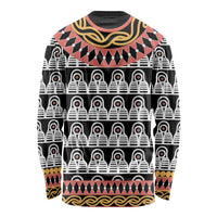 Cameroon Toghu Traditional Pattern Long Sleeve Shirt