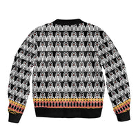 Cameroon Traditional Bomber Jacket Toghu Pattern