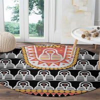 Cameroon Traditional Round Carpet Toghu Pattern
