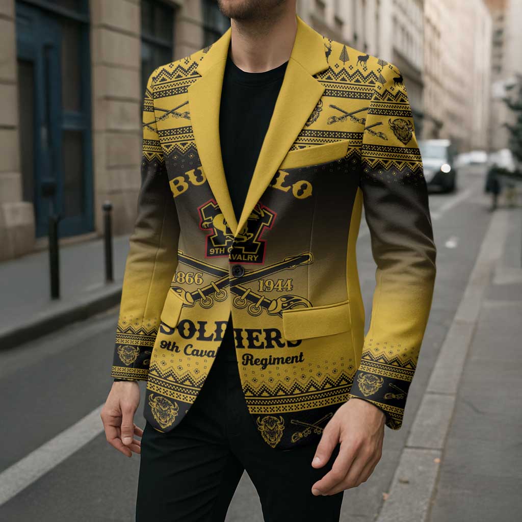 Buffalo Soldiers Christmas Blazer 9th Cavalry Regiment - Wonder Print Shop