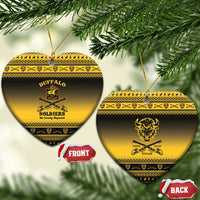 Buffalo Soldiers Christmas Ceramic Ornament 9th Cavalry Regiment - Wonder Print Shop