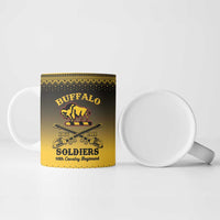 Buffalo Soldiers Christmas Ceramic Mug 10th Cavalry Regiment - Wonder Print Shop