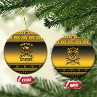 Buffalo Soldiers Christmas Ceramic Ornament 10th Cavalry Regiment - Wonder Print Shop