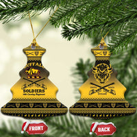 Buffalo Soldiers Christmas Ceramic Ornament 10th Cavalry Regiment - Wonder Print Shop