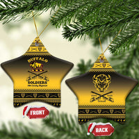 Buffalo Soldiers Christmas Ceramic Ornament 10th Cavalry Regiment - Wonder Print Shop