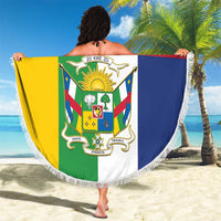 Central African Republic Beach Blanket Happy Republic Day - Wonder Print Shop