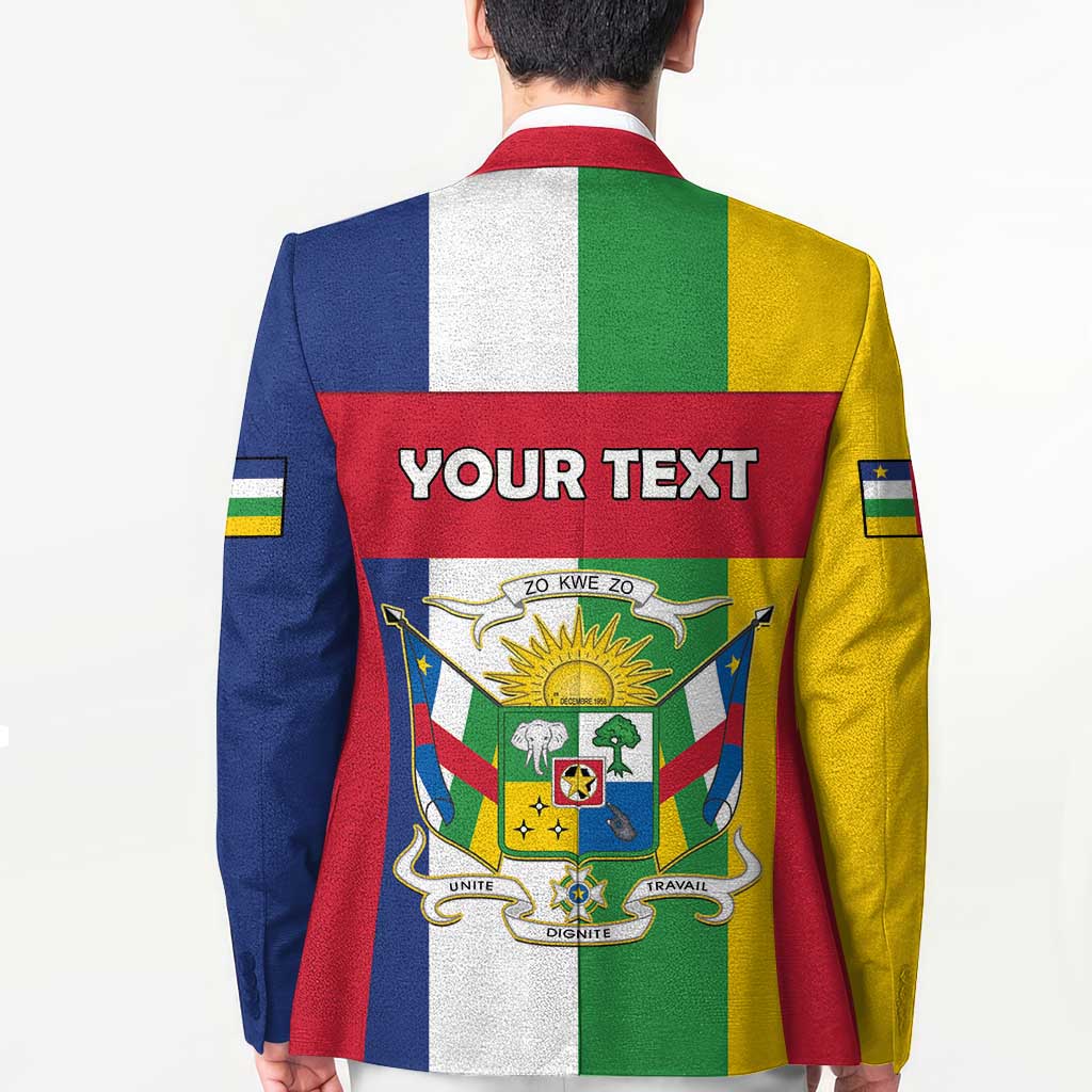 Personalized Central African Republic Blazer Happy Republic Day - Wonder Print Shop