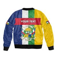 Personalized Central African Republic Bomber Jacket Happy Republic Day - Wonder Print Shop