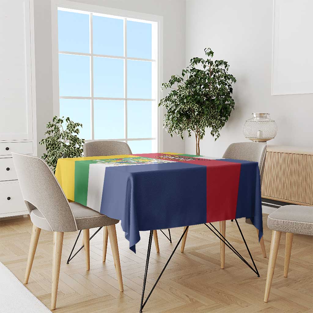 Central African Republic Tablecloth Happy Republic Day - Wonder Print Shop