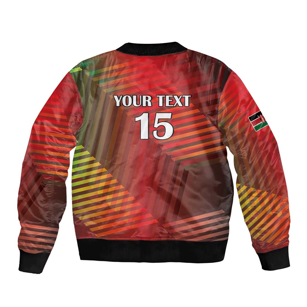 Kenya Athletics Bomber Jacket Run Faster - Wonder Print Shop